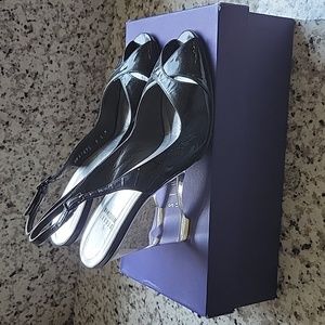 Stuart Weitzman Cachet clear wedges